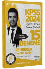 İndeks Akademi 2024 KPSS Eğitim Bilimleri Rehberlik ve Özel Eğitim 15 Deneme Çözümlü - Bulut Vurdum İndeks Akademi Yayıncılık
