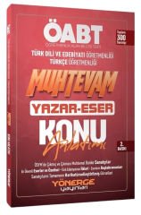 Yönerge ÖABT Türk Dili Edebiyatı-Türkçe Muhtevam Yazar Eser Konu Anlatımı Yönerge Yayınları