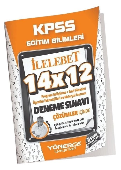 Yönerge KPSS Eğitim Bilimleri Program Geliştirme, Sınıf, Öğretim Teknolojileri, Materyal 14x12 Deneme Çözümlü Yönerge Yayınları