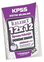 Yönerge KPSS Eğitim Bilimleri Öğrenme Psikolojisi 12x12 Deneme Çözümlü Yönerge Yayınları