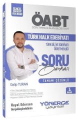 Yönerge ÖABT Türk Dili ve Edebiyatı Öğretmenliği Türk Halk Edebiyatı Soru Bankası Çözümlü - Galip Turan Yönerge Yayınları