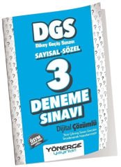 Yönerge DGS 3 Deneme Çözümlü Yönerge Yayınları