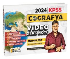 SÜPER FİYAT - Eğit Akademi 2024 KPSS Coğrafya Video Ders Notu - Mehmet Eğit Eğit Akademi
