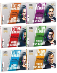 Yargı 2025 KPSS Eğitim Bilimleri Video Ders Notları 6 lı Set Yargı Yayınları