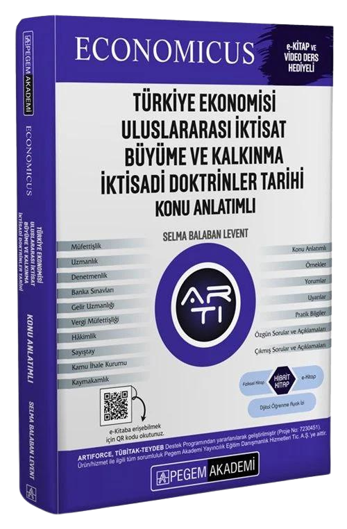 Pegem 2025 KPSS A Grubu Economicus Türkiye Ekonomisi, Uluslararası İktisat, Büyüme ve Kalkınma, İktisadi Doktrinler Tarihi Konu Anlatımı Pegem Akademi Yayınları