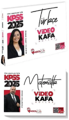 Hoca Kafası 2025 KPSS Türkçe+Matematik Video Kafa Notlar 2 li Set Hoca Kafası Yayınları