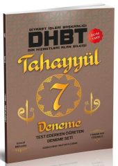 Tahayyül DHBT 7 Deneme Çözümlü - Mustafa Çoban, Adem Çoban Tahayyül Yayınları