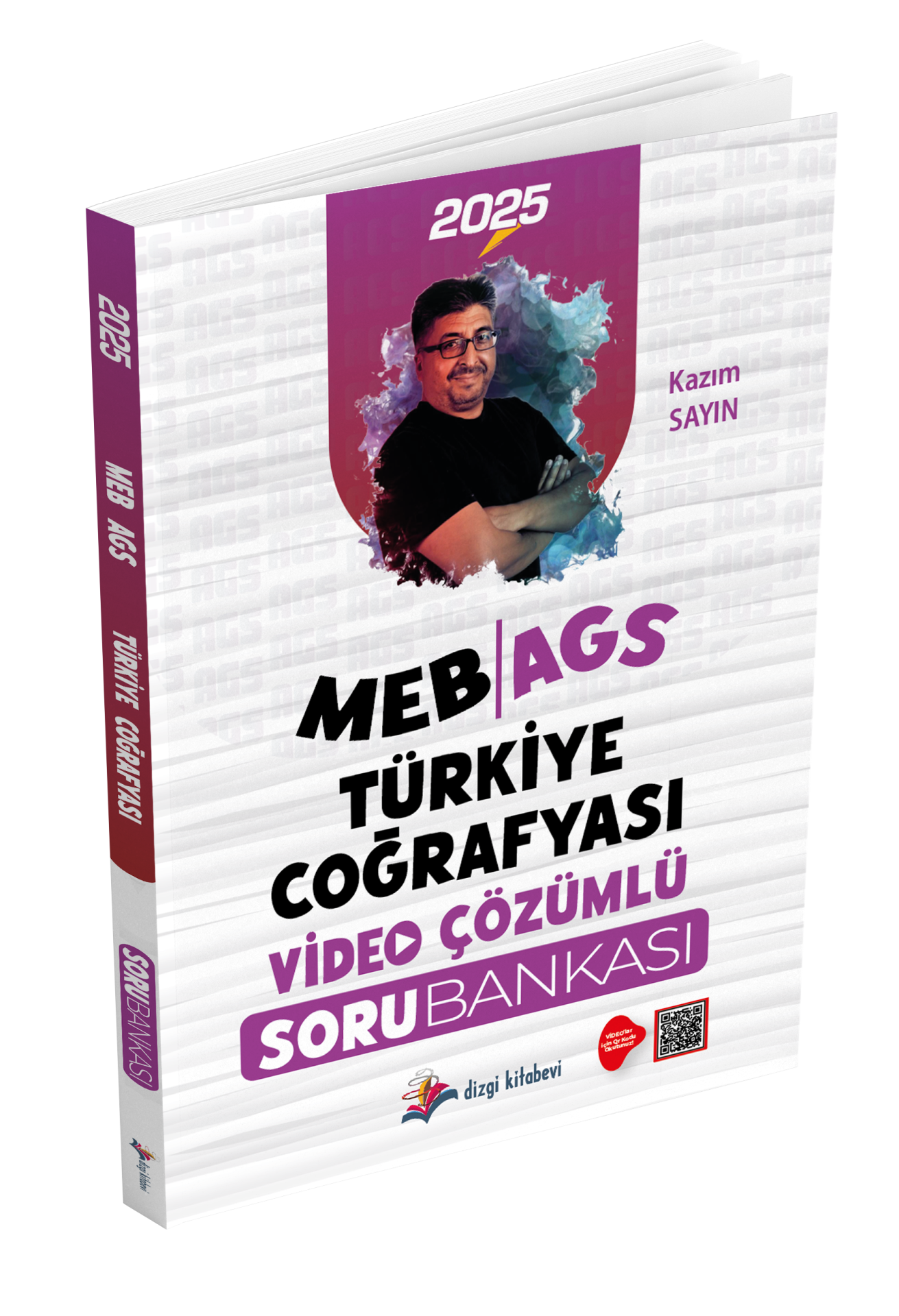 Dizgi Kitap 2025 MEB AGS Türkiye Coğrafyası Tamamı Video Çözümlü Soru Bankası Kazım Sayın