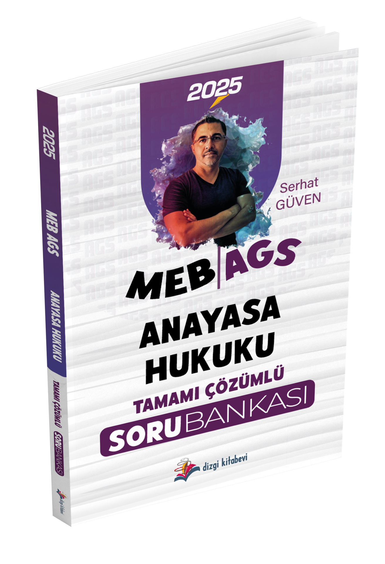 Dizgi Kitap 2025 MEB AGS Anayasa Hukuku Tamamı Çözümlü Soru Bankası Serhat Güven