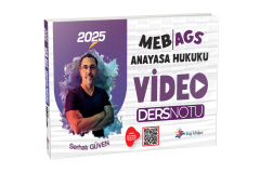 Dizgi Kitap 2025 MEB AGS Anayasa Hukuku Video Ders Notları Serhat Güven
