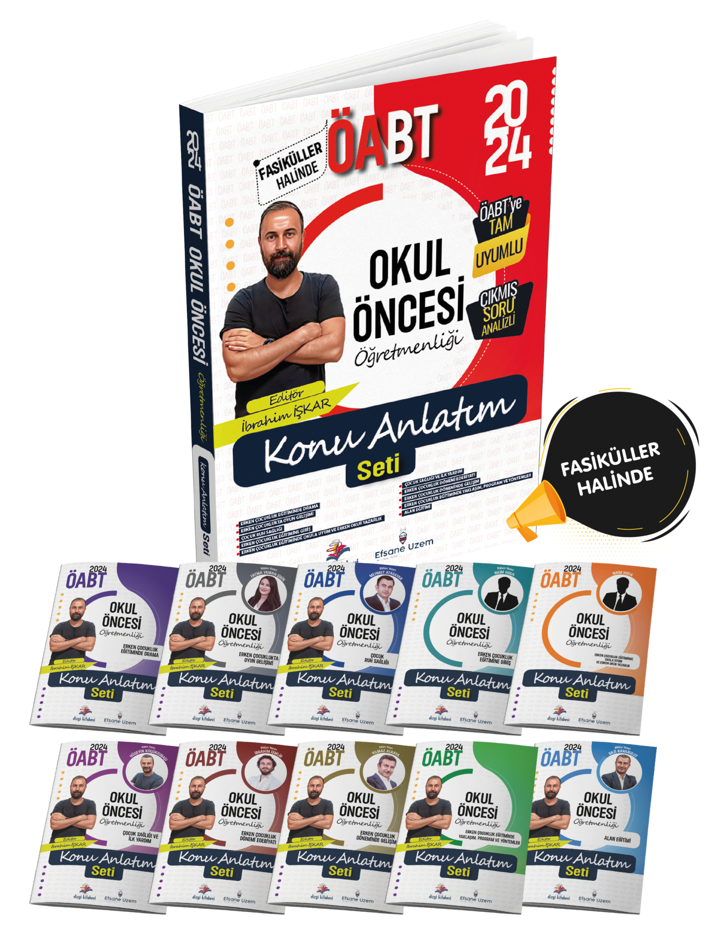 Dizgi Kitap KPSS Okul Öncesi Öğretmenliği Çıkmış Soru Analizli Fasiküller Halinde Konu Anlatım Seti 2024