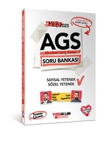 Yediiklim Yayınları 2025 MEB AGS Sayısal Yetenek - Sözel Yetenek Tamamı Çözümlü Soru Bankası
