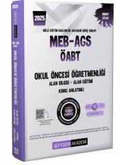 2025 MEB-AGS-ÖABT Okul Öncesi Öğretmenliği Alan Bilgisi - Alan Eğitimi - Konu Anlatımlı