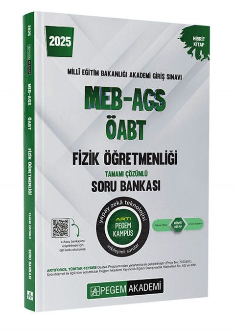 2025 MEB-AGS-ÖABT Fizik Öğretmenliği Tamamı Çözümlü Soru Bankası