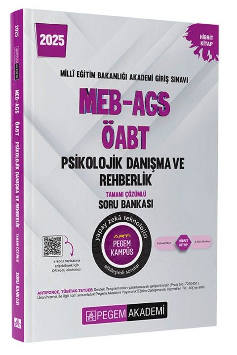 2025 MEB-AGS-ÖABT Psikolojik Danışma ve Rehberlik Tamamı Çözümlü Soru Bankası