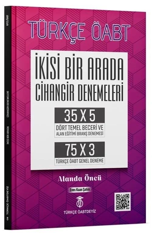 Türkçe ÖABTDEYİZ ÖABT Türkçe Öğretmenliği İkisi Bir Arada Cihangir Denemeleri Çözümlü - Enes Kaan Şahin Türkçe ÖABTDEYİZ