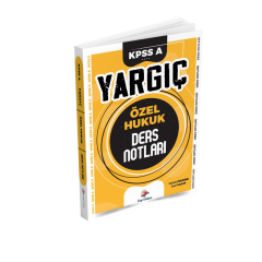 Yargıç Kpss A Özel Hukuk Ders Notları 2025