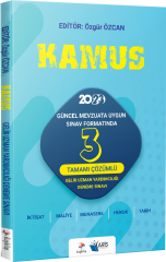 Dizgi Kitap KAMUS Gelir Uzman Yardımcılığı Tamamı Çözümlü 3 Deneme Sınavı 2023