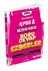Dizgi Kitap KPSS A Medeni Hukuk Soru Cevap Ezberler Serhat Güven 2024