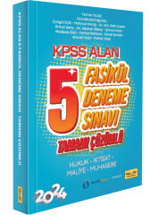 KPSS Alan Tamamı Çözümlü 5 Deneme Sınavı 2024 Makro Yayınları