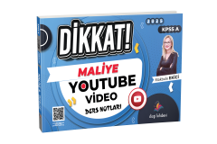 Dizgi Kitap 2025 KPSS A Dikkat Maliye Video Ders Notları Makbule Ekici