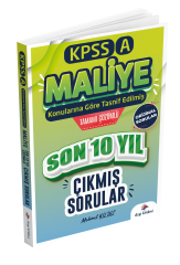 Dizgi Kitap 2025 Kpss A Maliye Konularına Göre Tasnif Edilmiş Son 10 Yıl Tamamı Çözümlü Orijinal Çıkmış Sorular