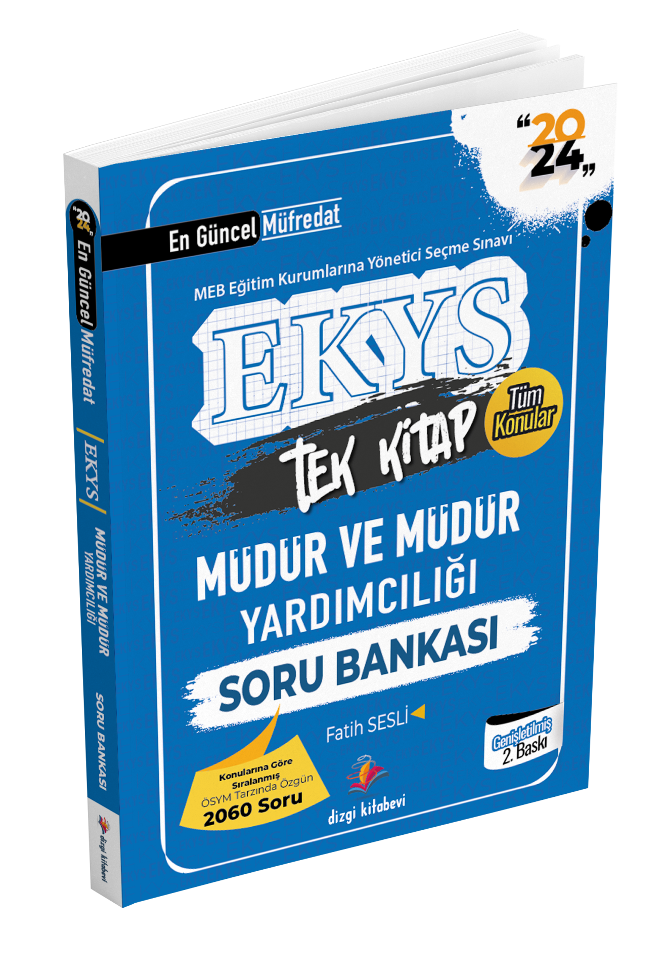 Dizgi Kitap 2024 MEB EKYS Müdür ve Müdür Yardımcılığı Soru Bankası Fatih Sesli