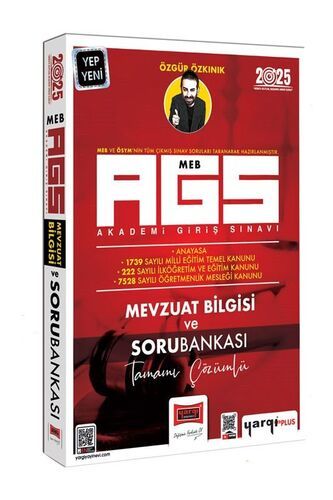 Yargı Yayınları 2025 MEB-AGS Mevzuat Bilgisi ve Tamamı Çözümlü Soru Bankası