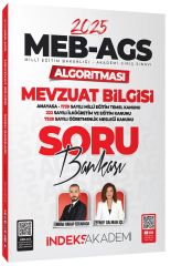 İndeks Akademi 2025 MEB-AGS Algoritması Mevzuat Bilgisi Soru Bankası Çözümlü - Emrah Vahap Özkaraca, Zeynep Salman İçli İndeks Akademi Yayıncılık