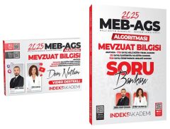 İndeks Akademi 2025 MEB-AGS Akademisi Mevzuat Bilgisi Ders Notları + Soru Bankası 2 li Set - Zeynep Salman İçli, Emrah Vahap Özkaraca İndeks Akademi Yayıncılık