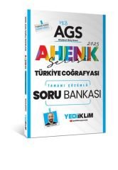 Yediiklim Yayınları 2025 MEB AGS Ahenk Serisi Türkiye Coğrafyası Tamamı Çözümlü Soru Bankası
