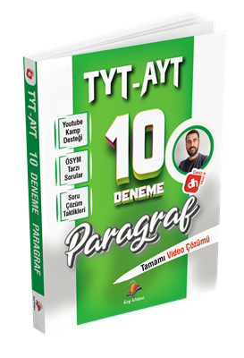 Dizgi Kitap Deniz Hoca TYT-AYT - Paragraf 10 Deneme Sınavı 2025