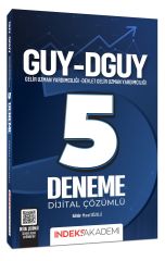 İndeks Akademi GUY-DGUY Gelir Uzman Yardımcılığı 5 Deneme Çözümlü - Murat Güzelli İndeks Akademi Yayıncılık