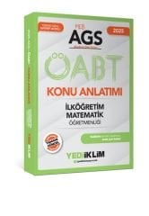 Yediiklim Yayınları 2025 MEB AGS ÖABT İlköğretim Matematik Öğretmenliği Konu Anlatımı